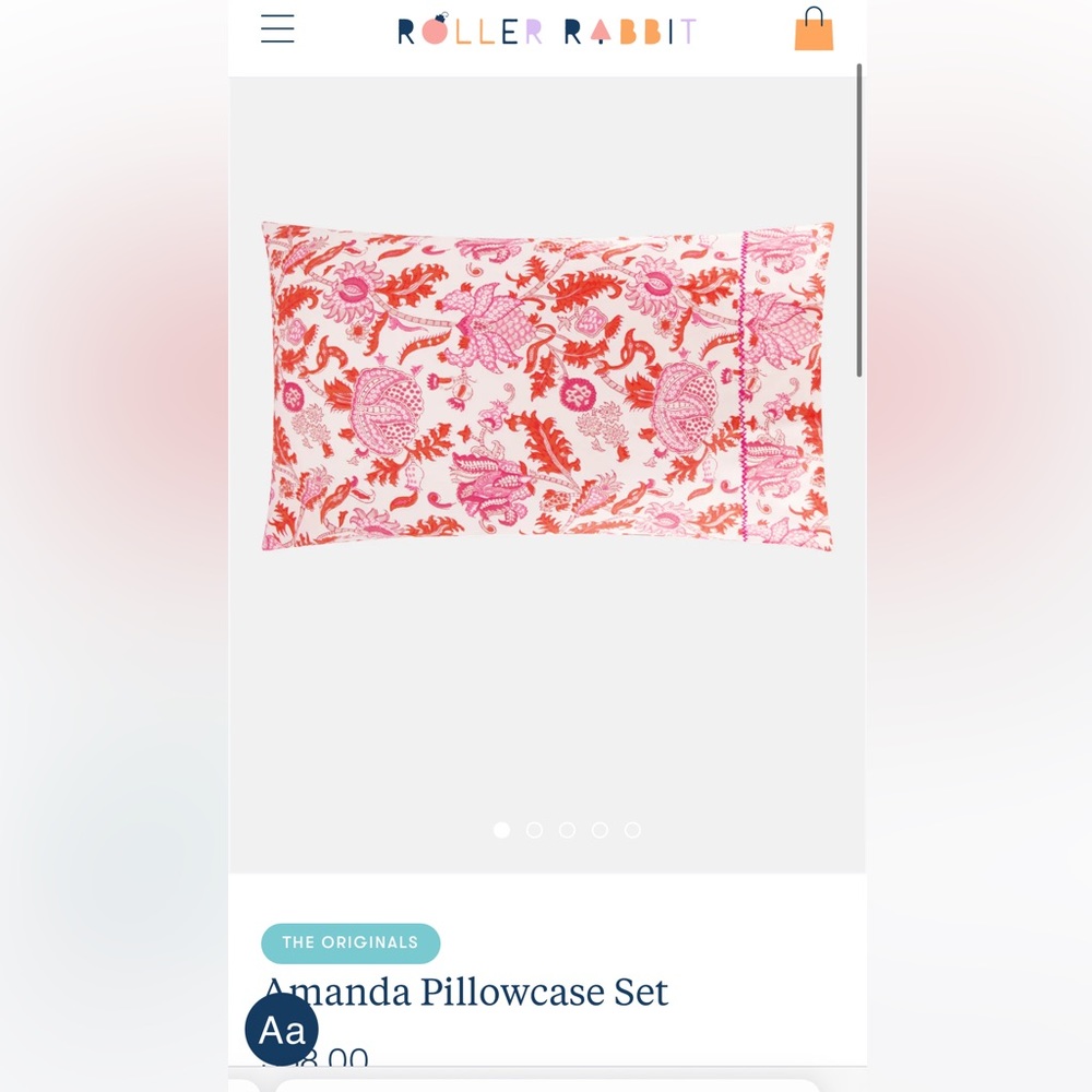ISO ROLLER RABBIT PILLOW AMANDA